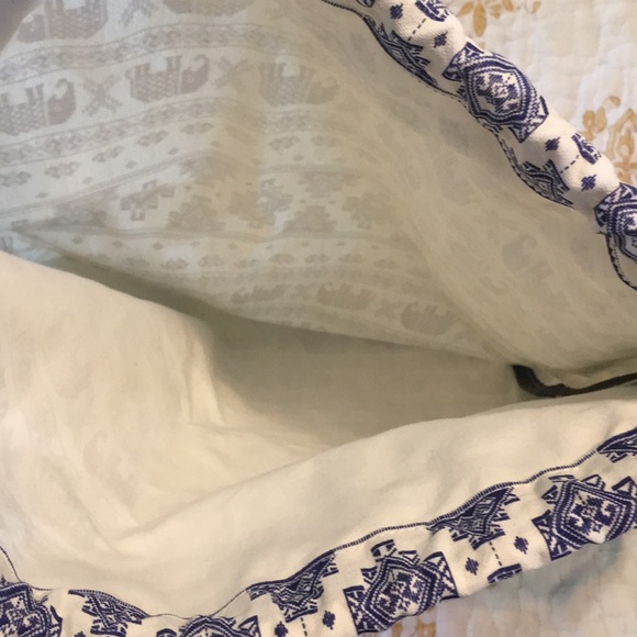 Bohemian elephant pattern draw-string backpack - Picture 2 of 3